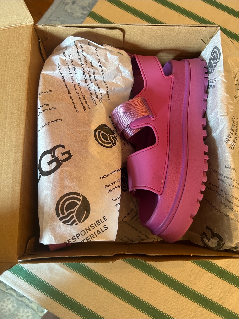 UGG Pink Platform Sandal - Picture 10 of 10